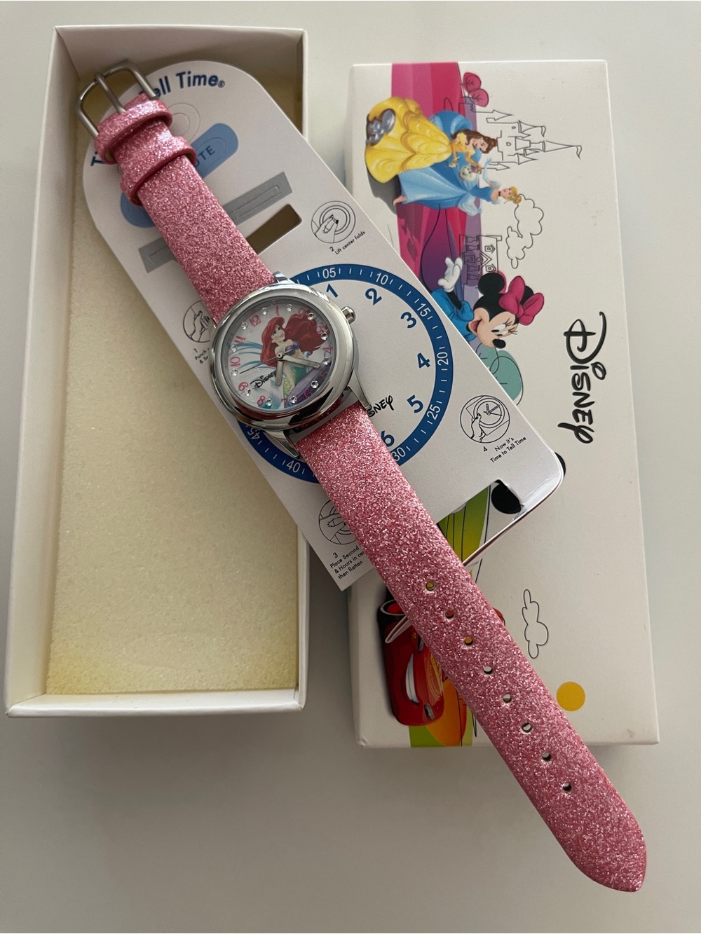 Disney Ariel Princess Watch Leather